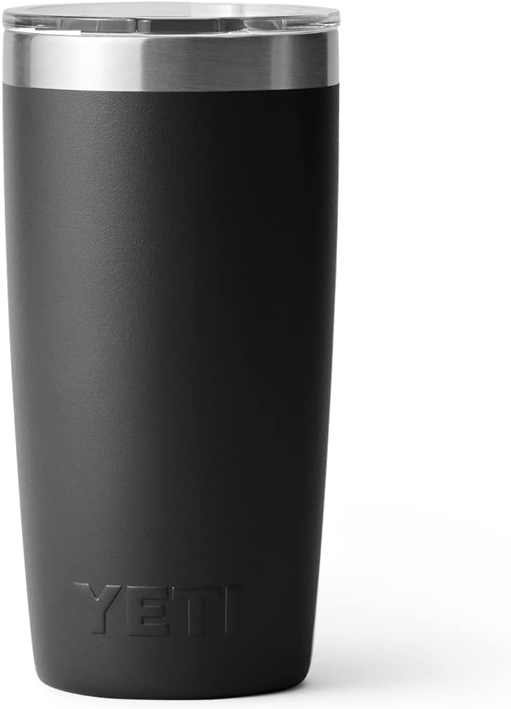 YETI Rambler 10 oz Tumbler, Stainless Steel, Vacuum Insulated with MagSlider Lid, White