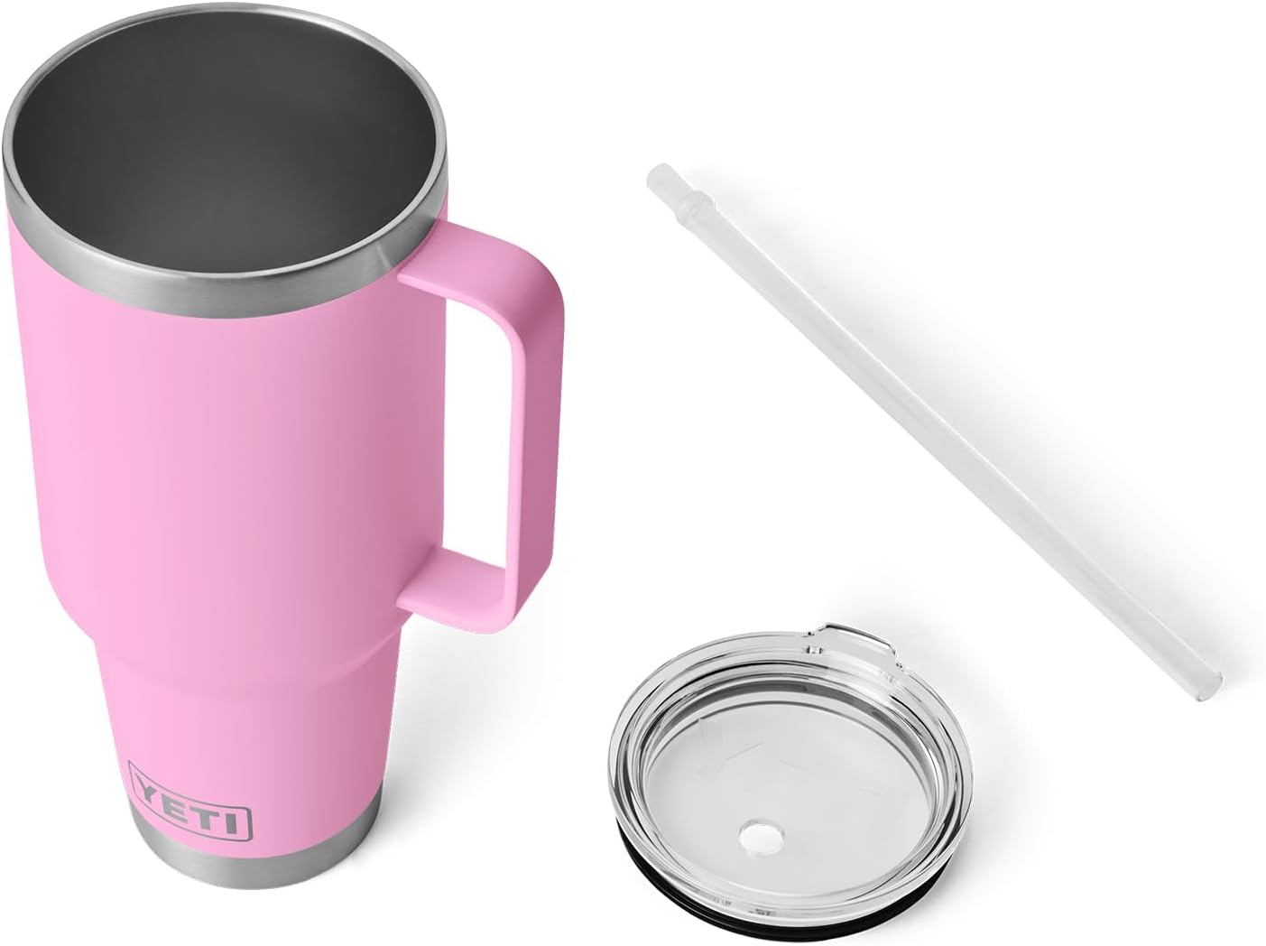 YETI Rambler 42 oz Straw Mug, Vacuum Insulated, Stainless Steel, White