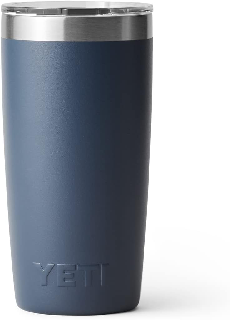 YETI Rambler 10 oz Tumbler, Stainless Steel, Vacuum Insulated with MagSlider Lid, White