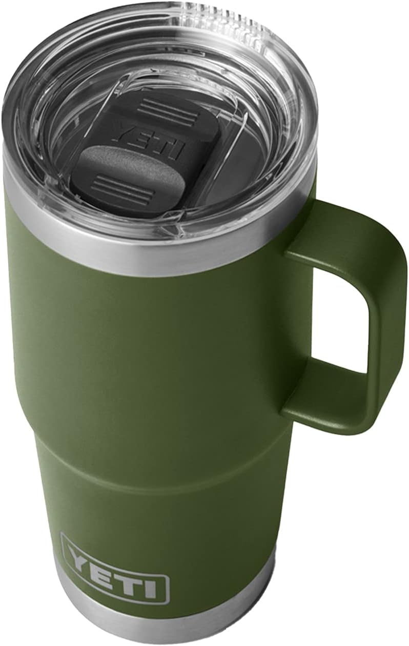 YETI Rambler 20 oz Travel Mug, Stainless Steel, Vacuum Insulated with Stronghold Lid