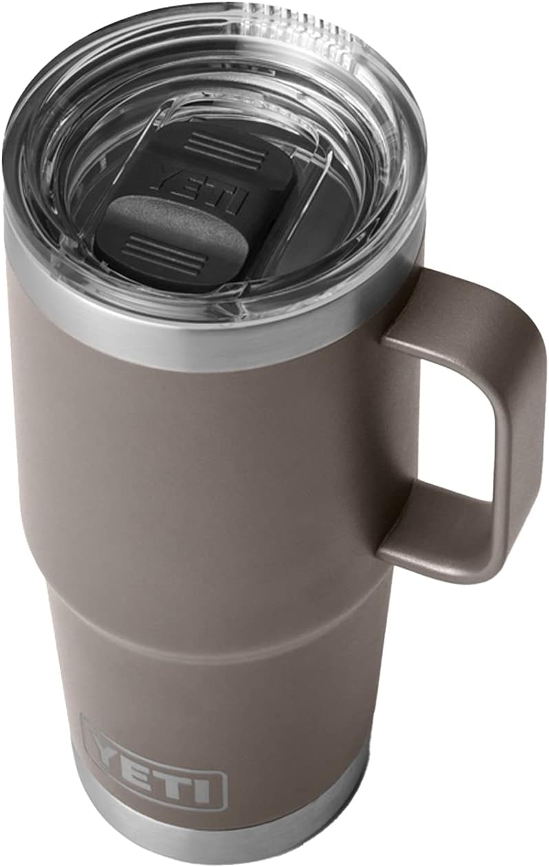 YETI Rambler 20 oz Travel Mug, Stainless Steel, Vacuum Insulated with Stronghold Lid
