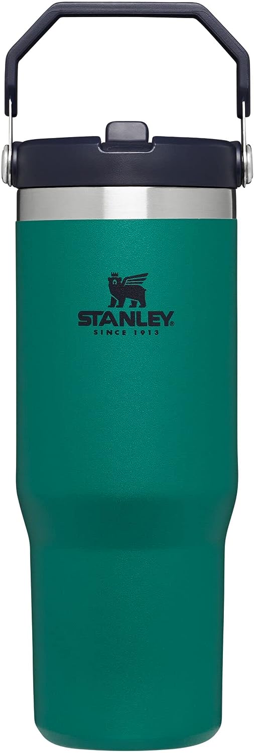 Stanley IceFlow Stainless Steel Tumbler with Straw, Vacuum Insulated Water Bottle for Home, Office or Car, Reusable Cup with Straw Leakproof Flip