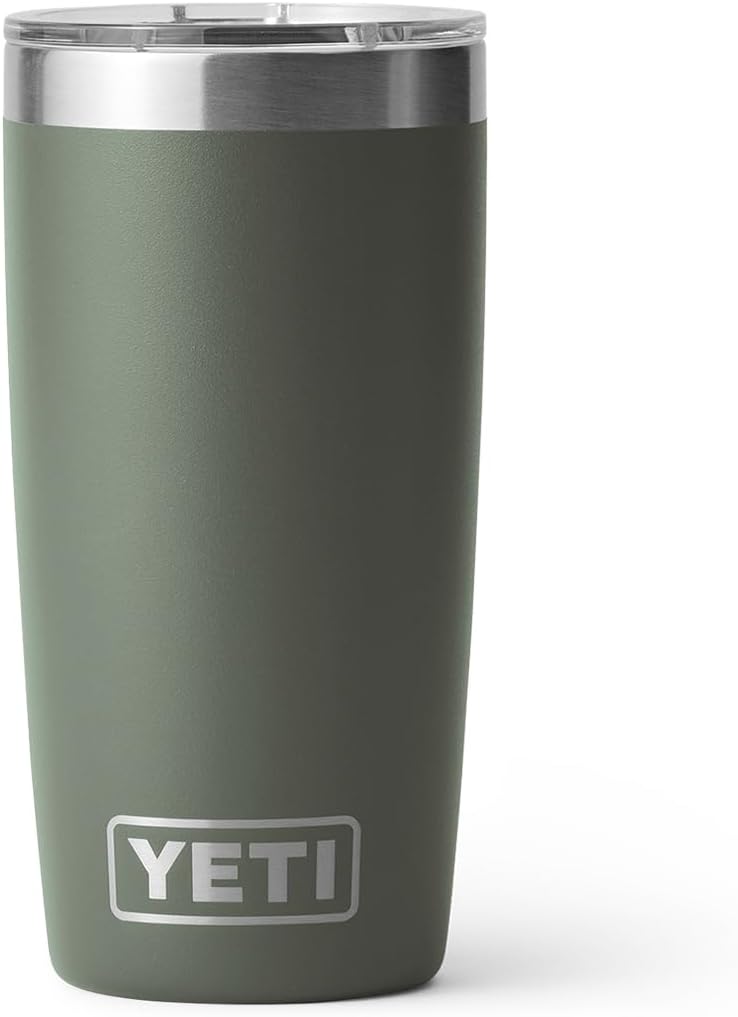 YETI Rambler 10 oz Tumbler, Stainless Steel, Vacuum Insulated with MagSlider Lid, White