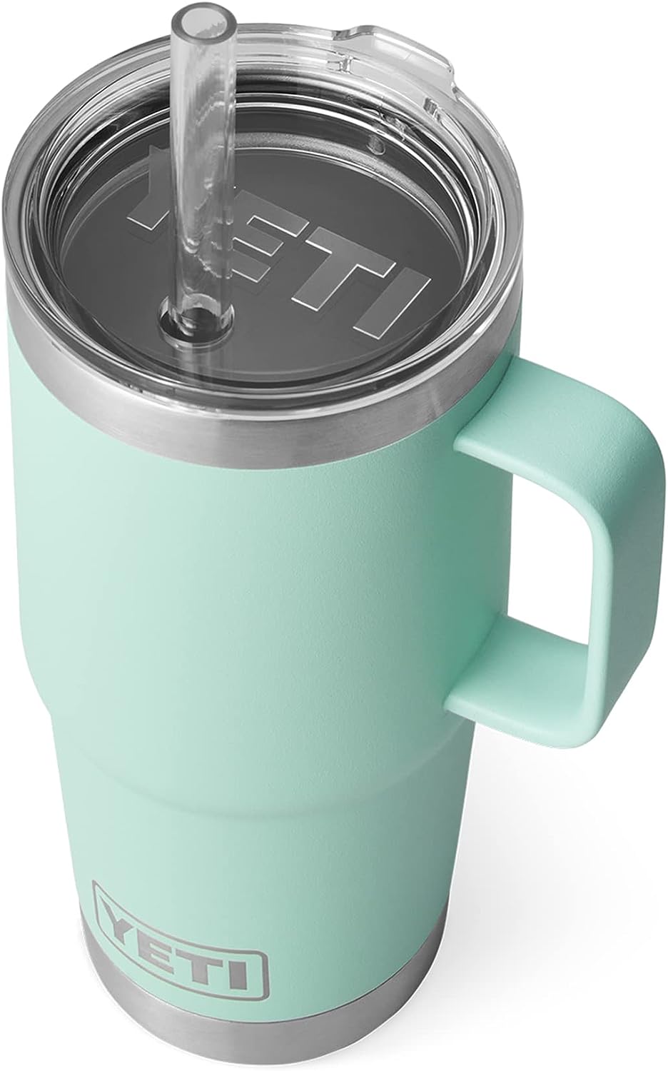 YETI Rambler 42 oz Straw Mug, Vacuum Insulated, Stainless Steel, White