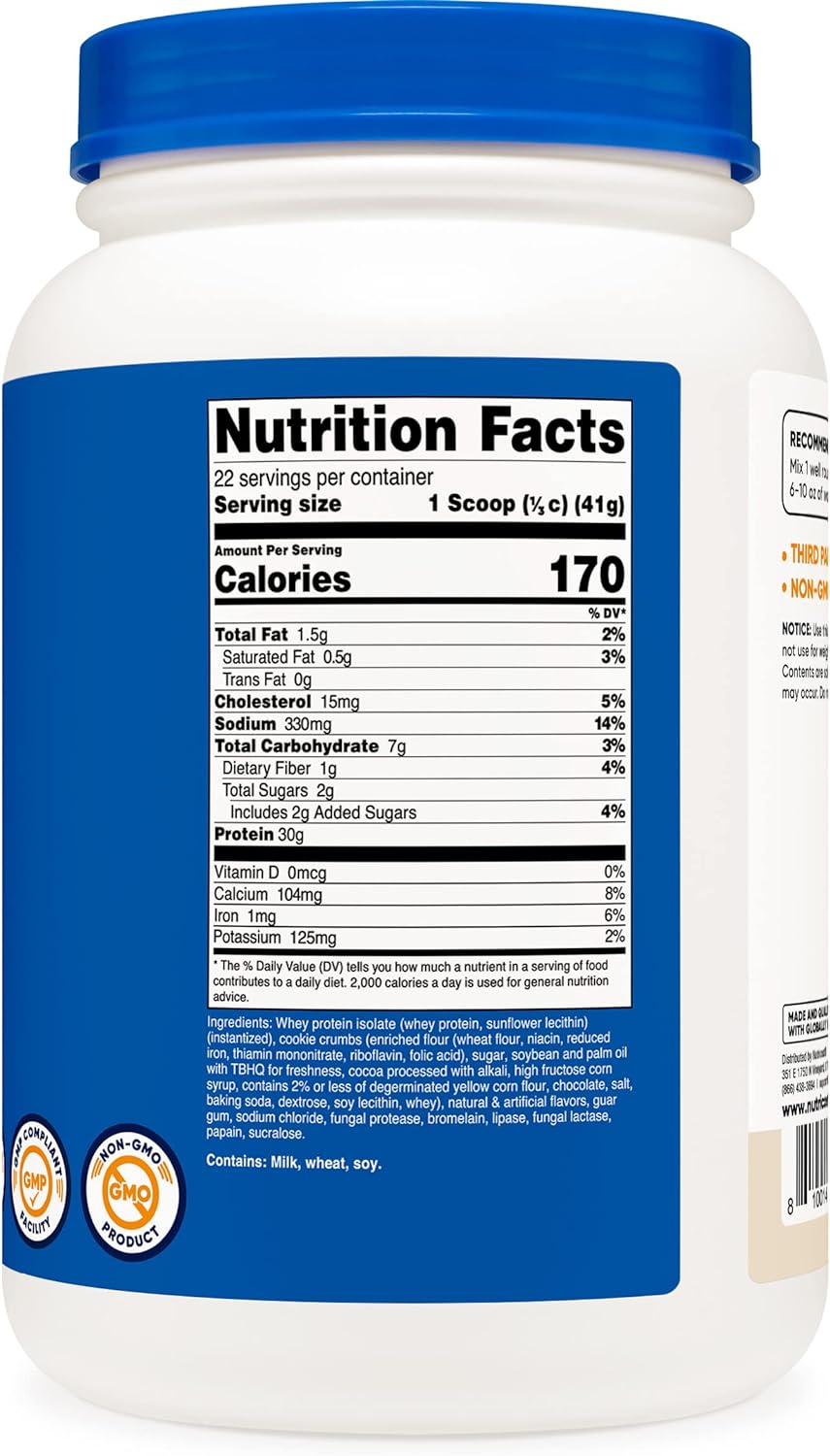 Nutricost Whey Protein Isolate Powder (Milk Chocolate) 5LBS