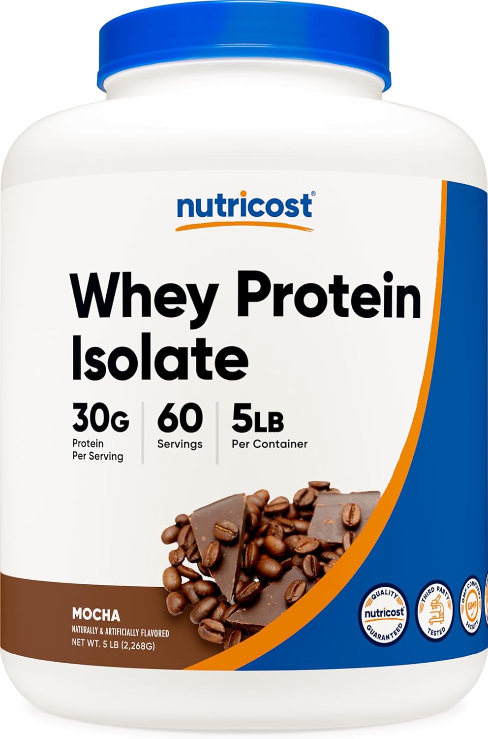 Nutricost Whey Protein Isolate Powder (Milk Chocolate) 5LBS