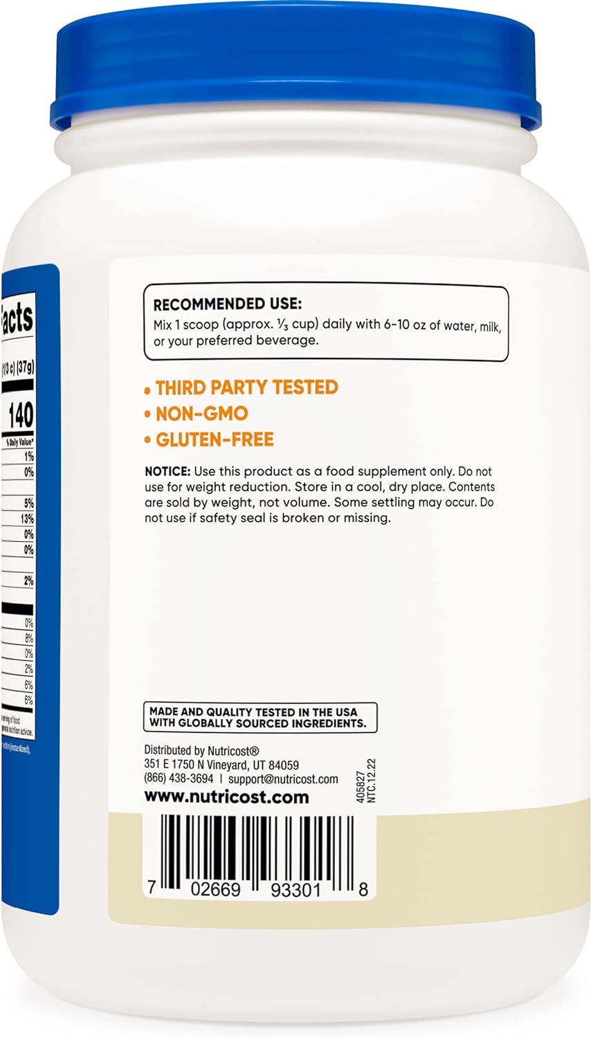 Nutricost Whey Protein Isolate Powder (Milk Chocolate) 5LBS