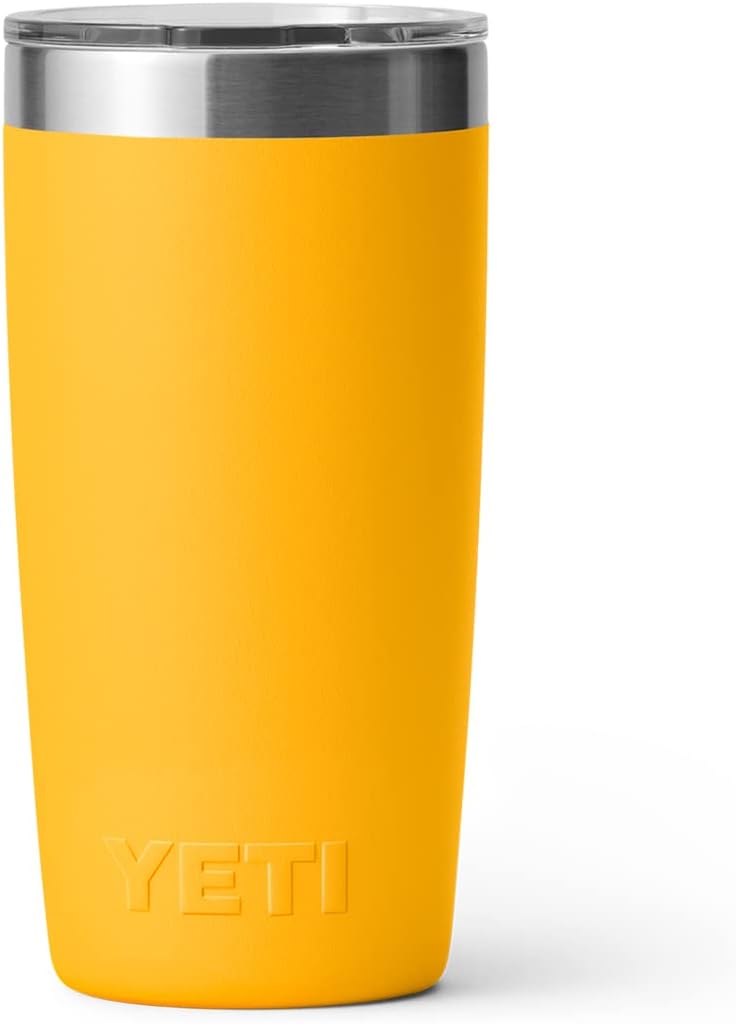 YETI Rambler 10 oz Tumbler, Stainless Steel, Vacuum Insulated with MagSlider Lid, White