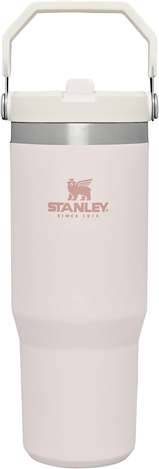 Stanley IceFlow Stainless Steel Tumbler with Straw, Vacuum Insulated Water Bottle for Home, Office or Car, Reusable Cup with Straw Leakproof Flip