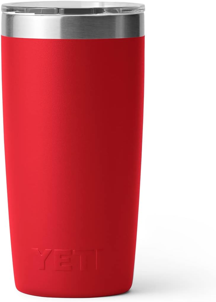 YETI Rambler 10 oz Tumbler, Stainless Steel, Vacuum Insulated with MagSlider Lid, White