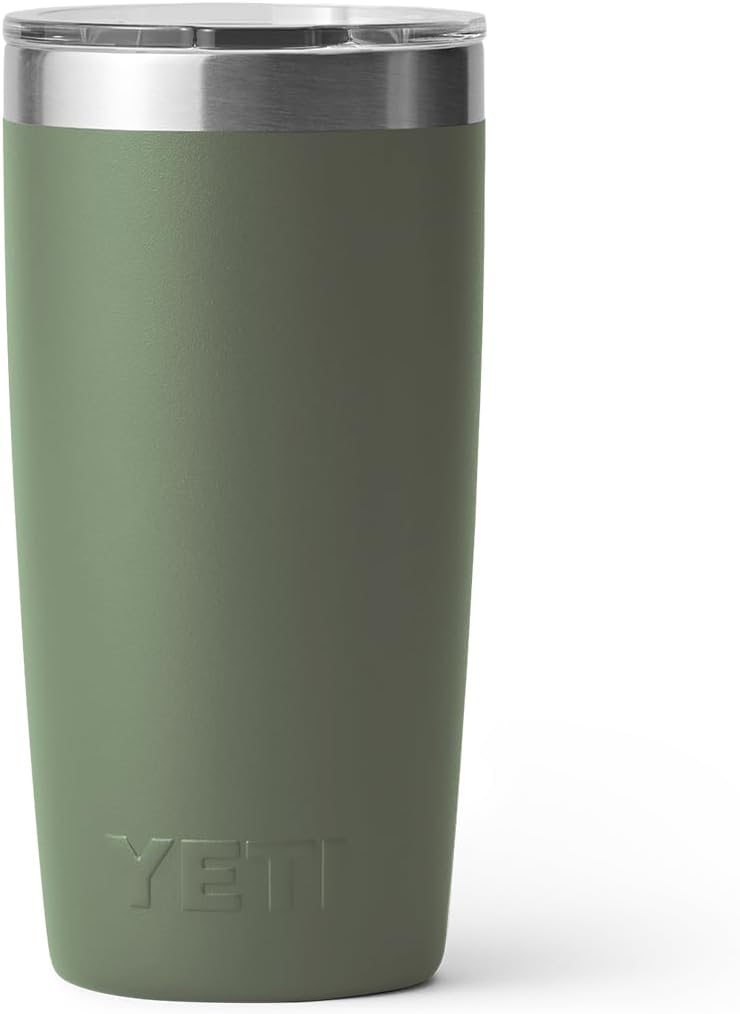 YETI Rambler 10 oz Tumbler, Stainless Steel, Vacuum Insulated with MagSlider Lid, White