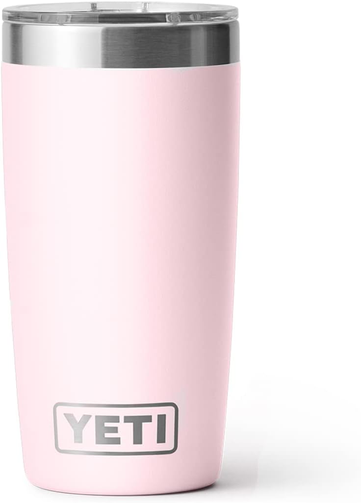 YETI Rambler 10 oz Tumbler, Stainless Steel, Vacuum Insulated with MagSlider Lid, White