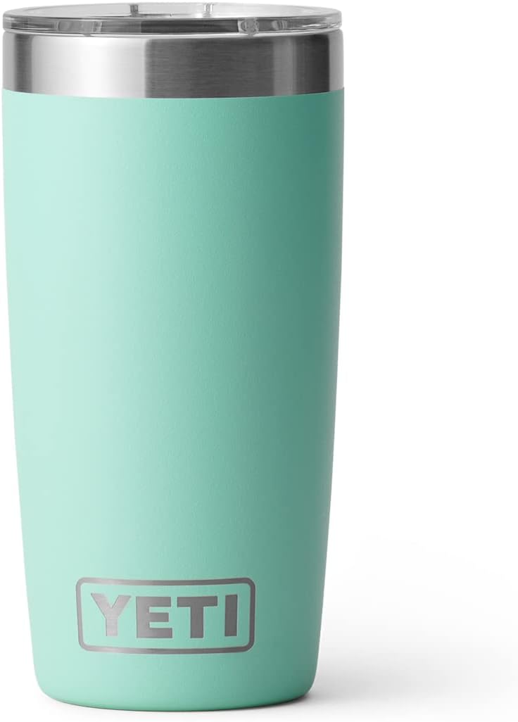 YETI Rambler 10 oz Tumbler, Stainless Steel, Vacuum Insulated with MagSlider Lid, White