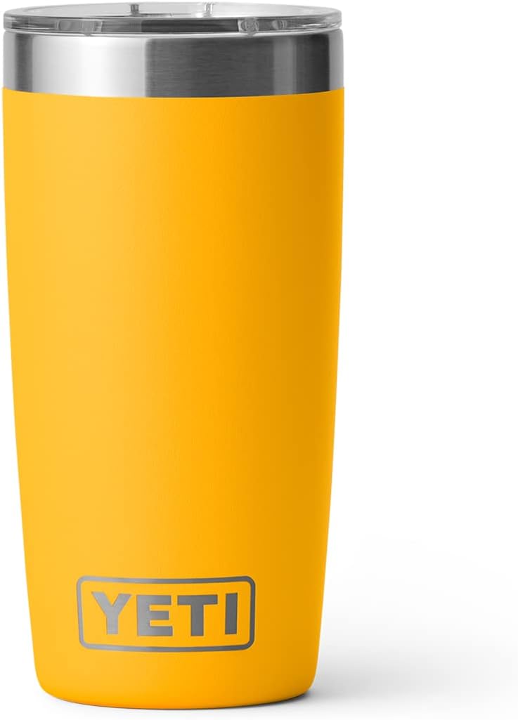 YETI Rambler 10 oz Tumbler, Stainless Steel, Vacuum Insulated with MagSlider Lid, White