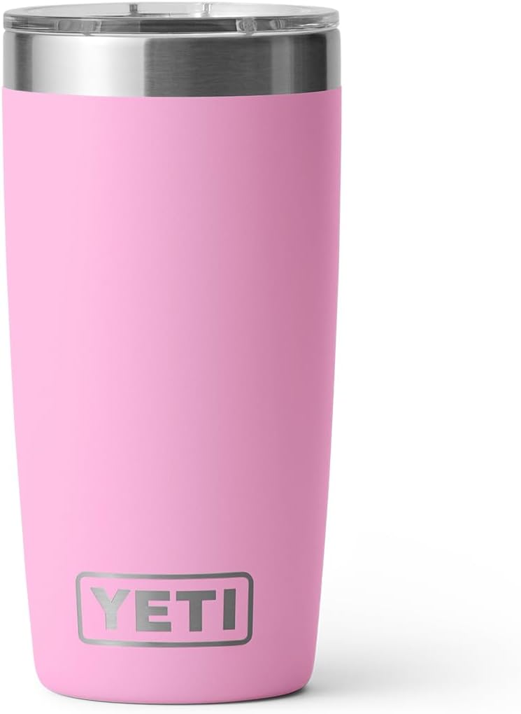 YETI Rambler 10 oz Tumbler, Stainless Steel, Vacuum Insulated with MagSlider Lid, White