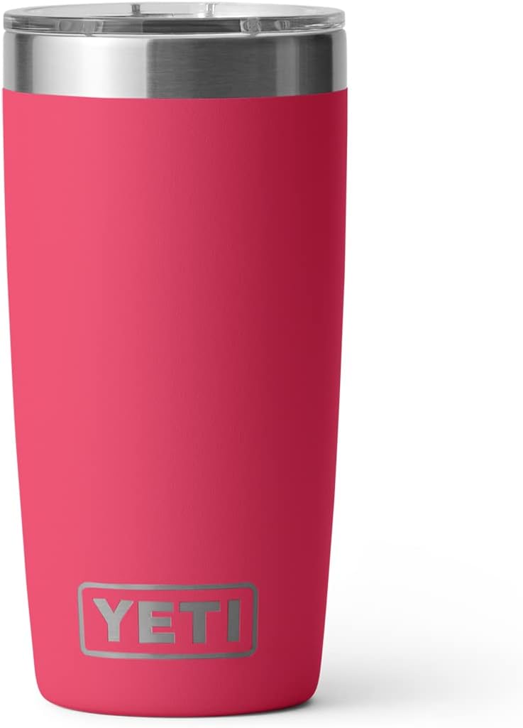 YETI Rambler 10 oz Tumbler, Stainless Steel, Vacuum Insulated with MagSlider Lid, White