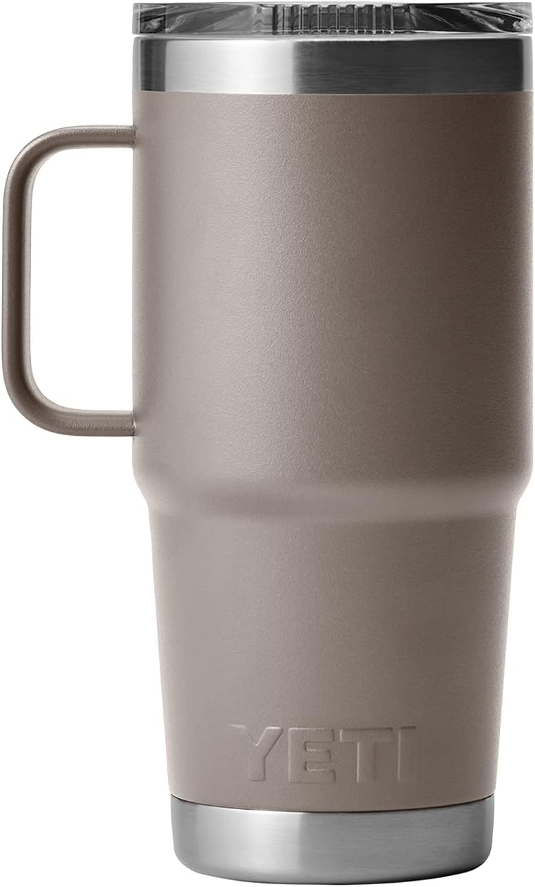 YETI Rambler 20 oz Travel Mug, Stainless Steel, Vacuum Insulated with Stronghold Lid