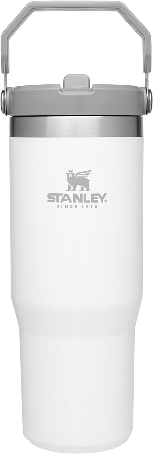 Stanley IceFlow Stainless Steel Tumbler with Straw, Vacuum Insulated Water Bottle for Home, Office or Car, Reusable Cup with Straw Leakproof Flip