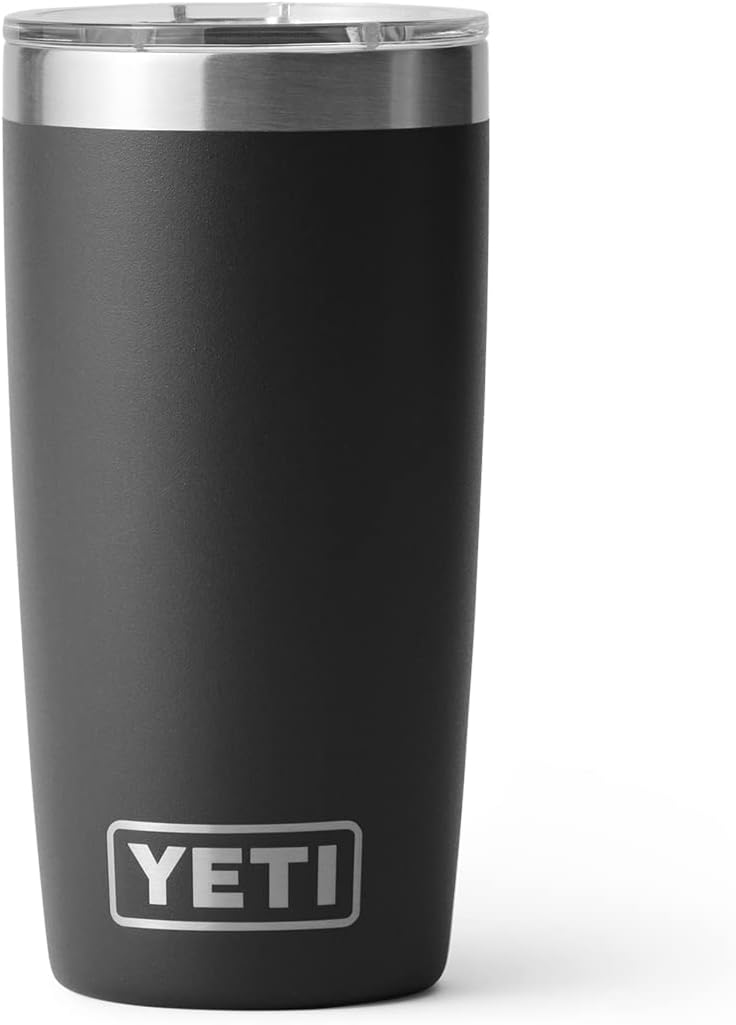 YETI Rambler 10 oz Tumbler, Stainless Steel, Vacuum Insulated with MagSlider Lid, White