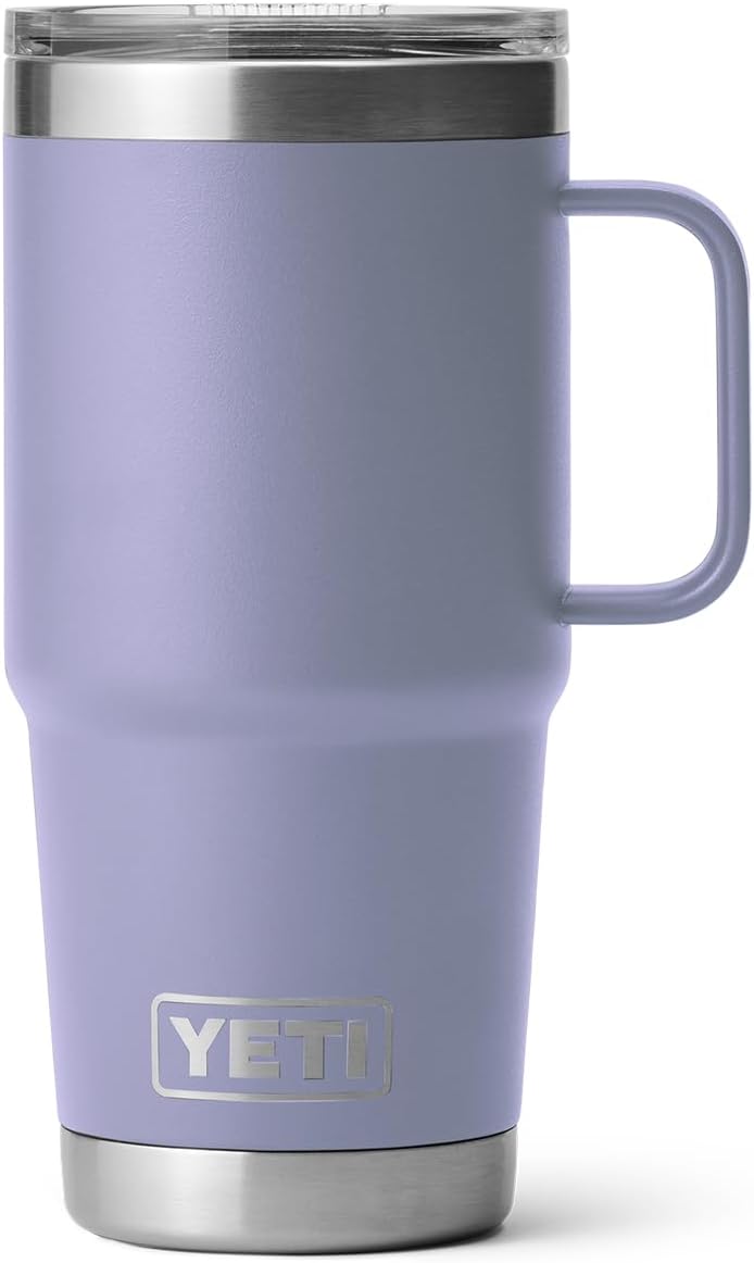 YETI Rambler 20 oz Travel Mug, Stainless Steel, Vacuum Insulated with Stronghold Lid