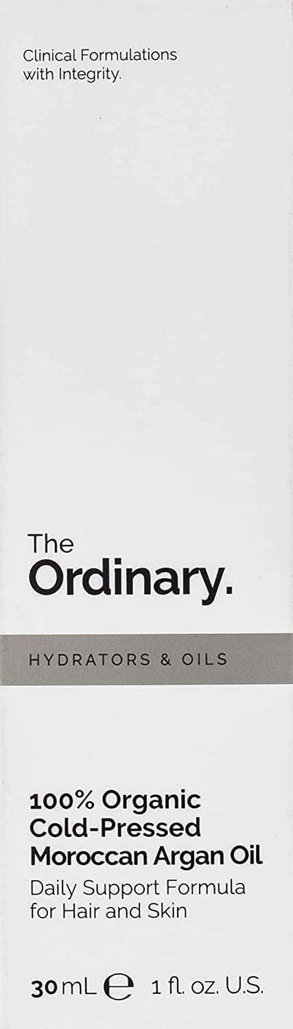 The Ordinary 100% Organic Cold-Pressed Moroccan Argan Oil 1 oz/ 30 mL