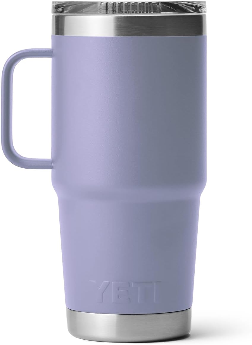 YETI Rambler 20 oz Travel Mug, Stainless Steel, Vacuum Insulated with Stronghold Lid