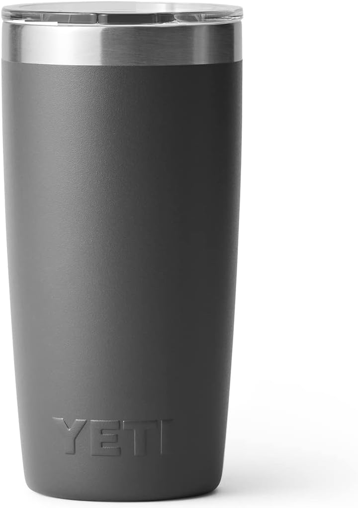 YETI Rambler 10 oz Tumbler, Stainless Steel, Vacuum Insulated with MagSlider Lid, White