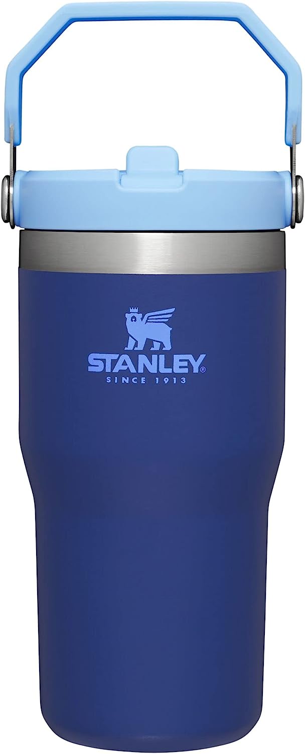 Stanley IceFlow Stainless Steel Tumbler with Straw, Vacuum Insulated Water Bottle for Home, Office or Car, Reusable Cup with Straw Leakproof Flip