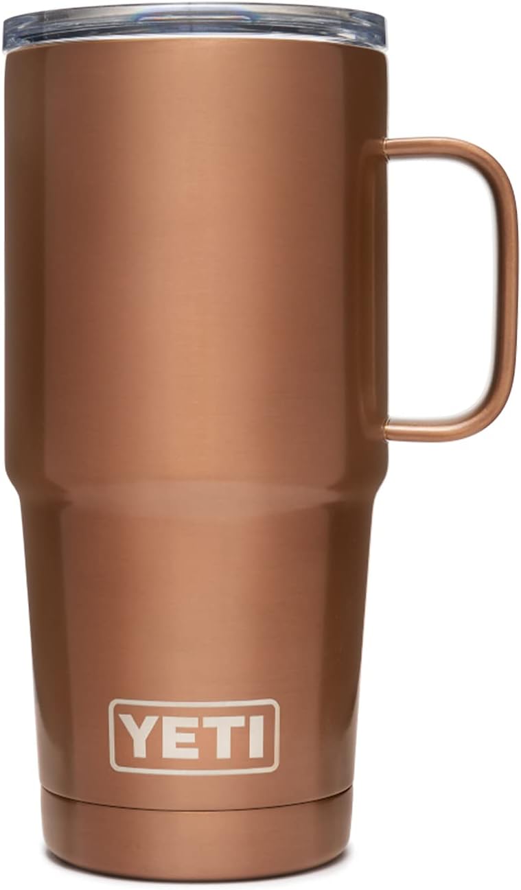 YETI Rambler 20 oz Travel Mug, Stainless Steel, Vacuum Insulated with Stronghold Lid