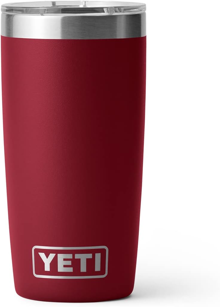 YETI Rambler 10 oz Tumbler, Stainless Steel, Vacuum Insulated with MagSlider Lid, White