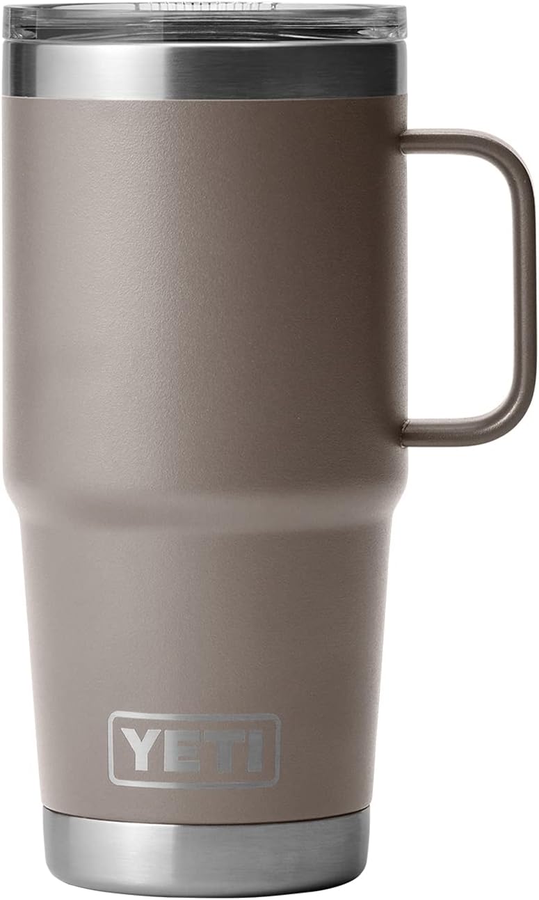 YETI Rambler 20 oz Travel Mug, Stainless Steel, Vacuum Insulated with Stronghold Lid