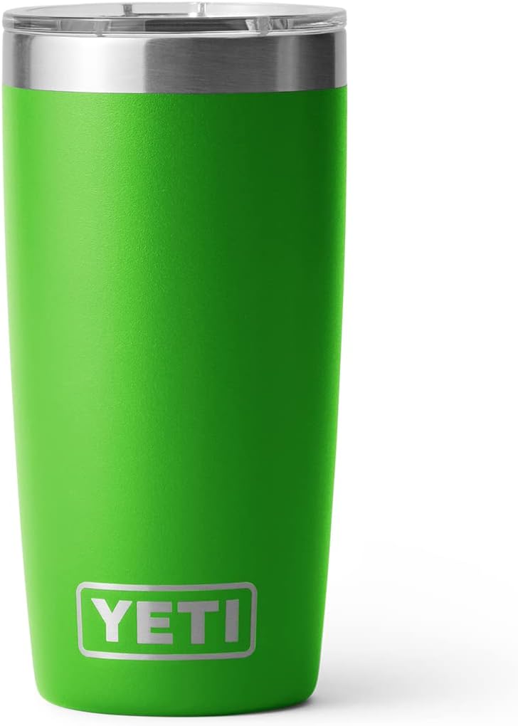 YETI Rambler 10 oz Tumbler, Stainless Steel, Vacuum Insulated with MagSlider Lid, White