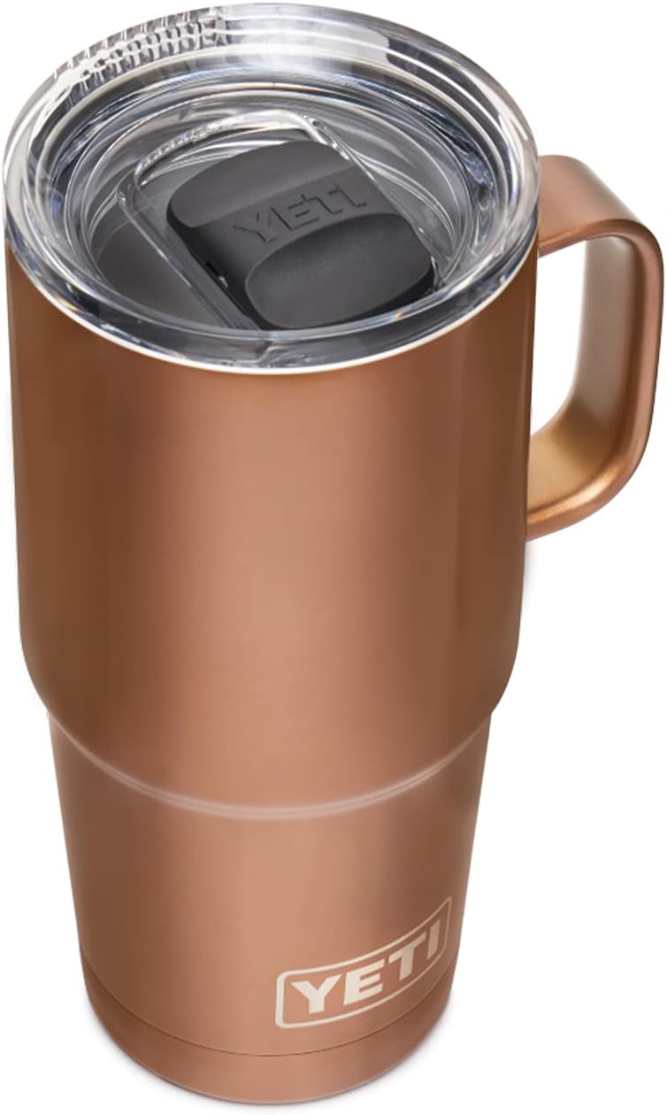 YETI Rambler 20 oz Travel Mug, Stainless Steel, Vacuum Insulated with Stronghold Lid