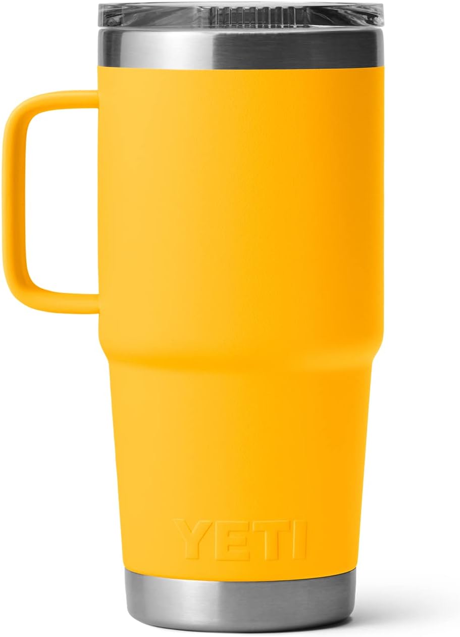 YETI Rambler 20 oz Travel Mug, Stainless Steel, Vacuum Insulated with Stronghold Lid