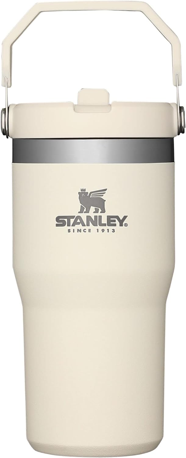 Stanley IceFlow Stainless Steel Tumbler with Straw, Vacuum Insulated Water Bottle for Home, Office or Car, Reusable Cup with Straw Leakproof Flip