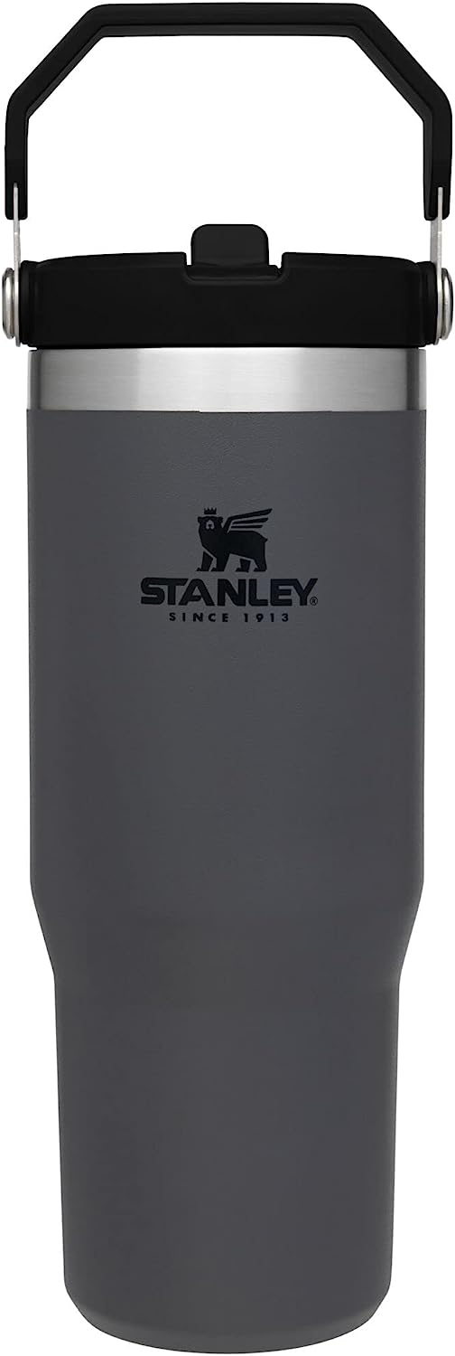 Stanley IceFlow Stainless Steel Tumbler with Straw, Vacuum Insulated Water Bottle for Home, Office or Car, Reusable Cup with Straw Leakproof Flip