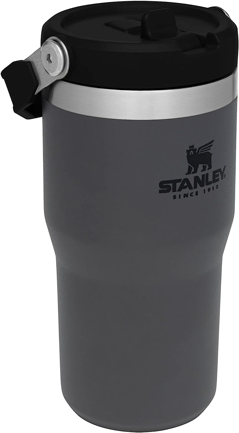 Stanley IceFlow Stainless Steel Tumbler with Straw, Vacuum Insulated Water Bottle for Home, Office or Car, Reusable Cup with Straw Leakproof Flip