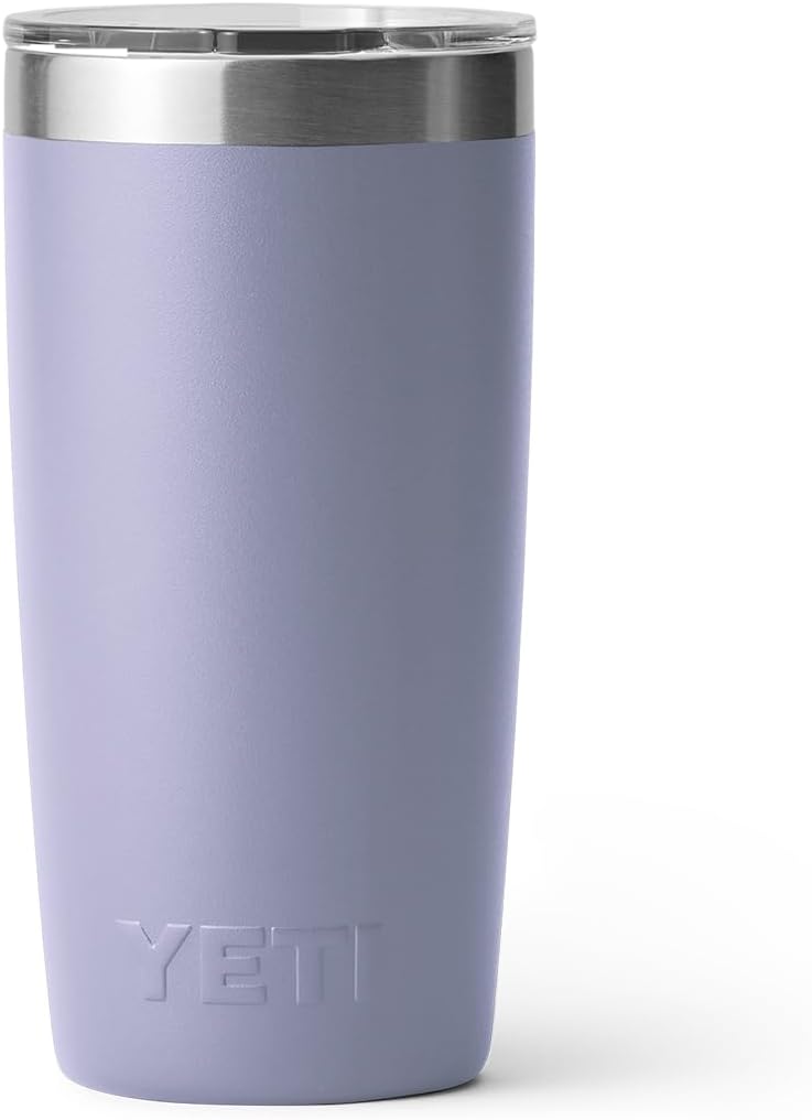 YETI Rambler 10 oz Tumbler, Stainless Steel, Vacuum Insulated with MagSlider Lid, White