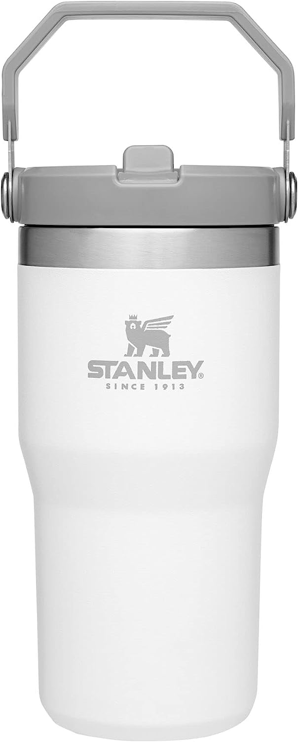 Stanley IceFlow Stainless Steel Tumbler with Straw, Vacuum Insulated Water Bottle for Home, Office or Car, Reusable Cup with Straw Leakproof Flip