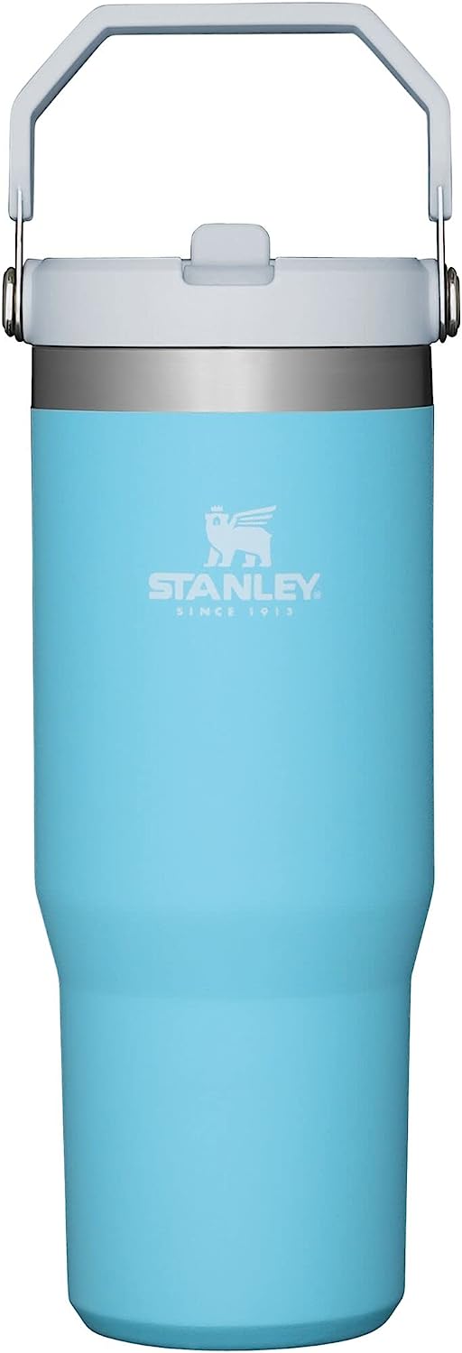 Stanley IceFlow Stainless Steel Tumbler with Straw, Vacuum Insulated Water Bottle for Home, Office or Car, Reusable Cup with Straw Leakproof Flip