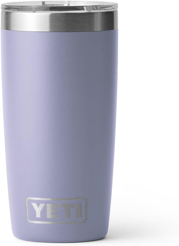 YETI Rambler 10 oz Tumbler, Stainless Steel, Vacuum Insulated with MagSlider Lid, White