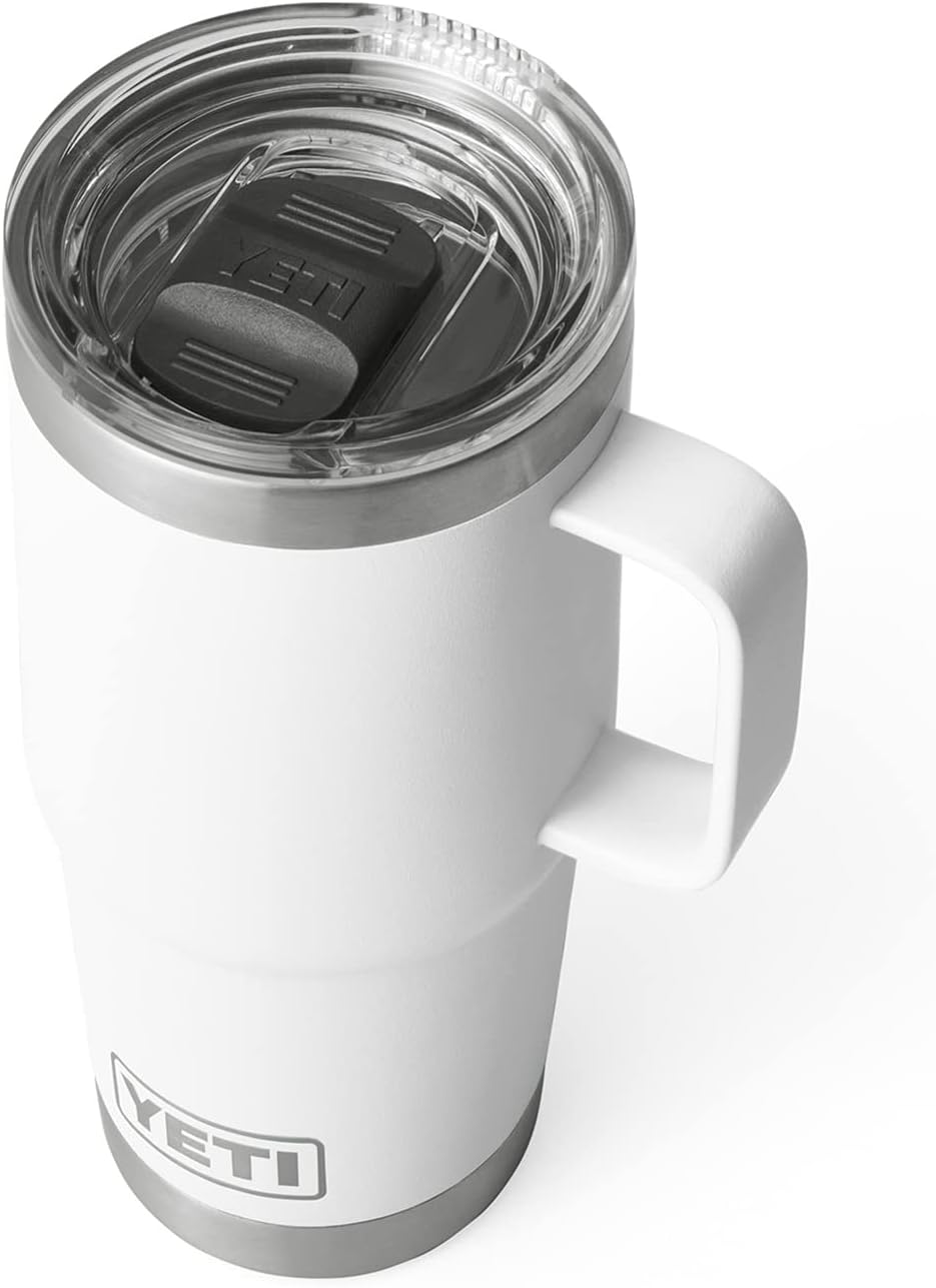 YETI Rambler 20 oz Travel Mug, Stainless Steel, Vacuum Insulated with Stronghold Lid