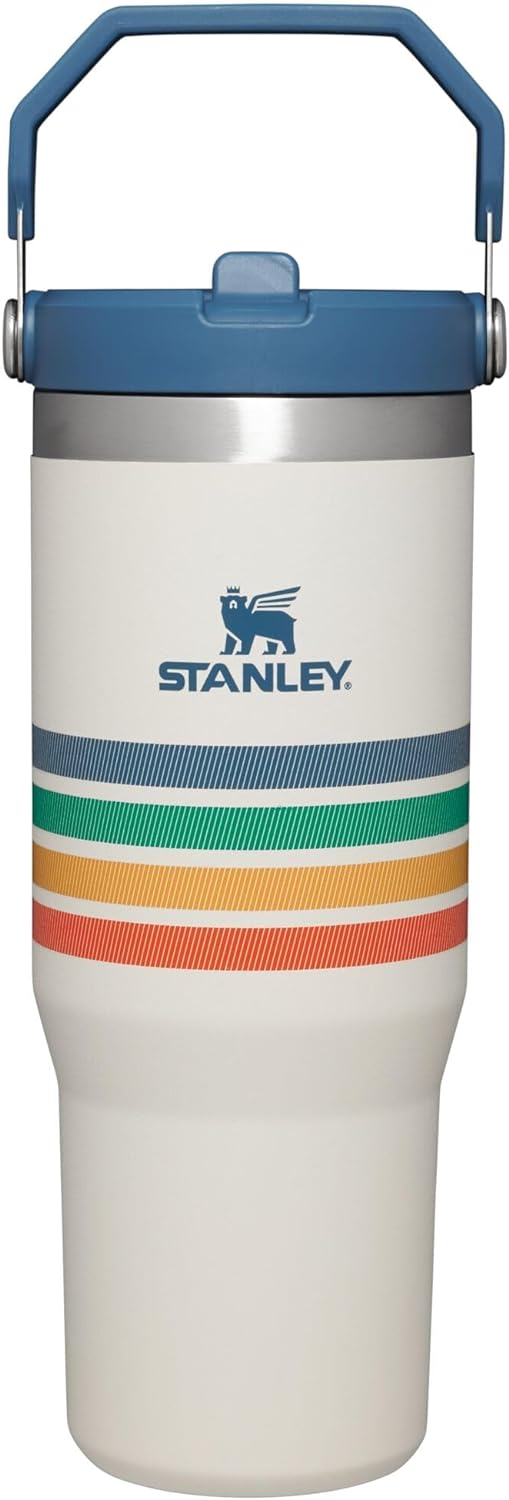 Stanley IceFlow Stainless Steel Tumbler with Straw, Vacuum Insulated Water Bottle for Home, Office or Car, Reusable Cup with Straw Leakproof Flip