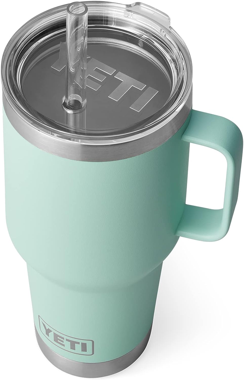 YETI Rambler 42 oz Straw Mug, Vacuum Insulated, Stainless Steel, White