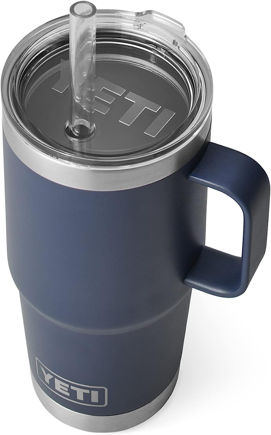 YETI Rambler 42 oz Straw Mug, Vacuum Insulated, Stainless Steel, White