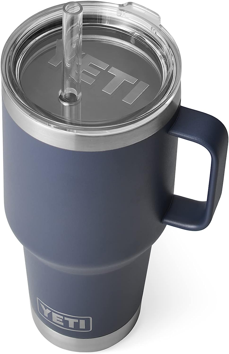 YETI Rambler 42 oz Straw Mug, Vacuum Insulated, Stainless Steel, White