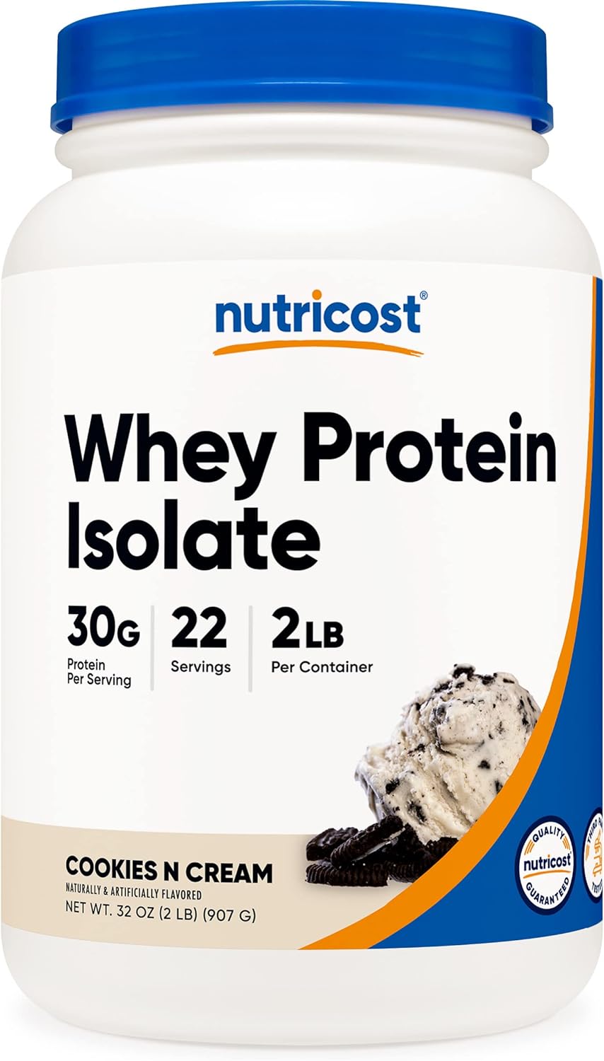 Nutricost Whey Protein Isolate Powder (Milk Chocolate) 5LBS