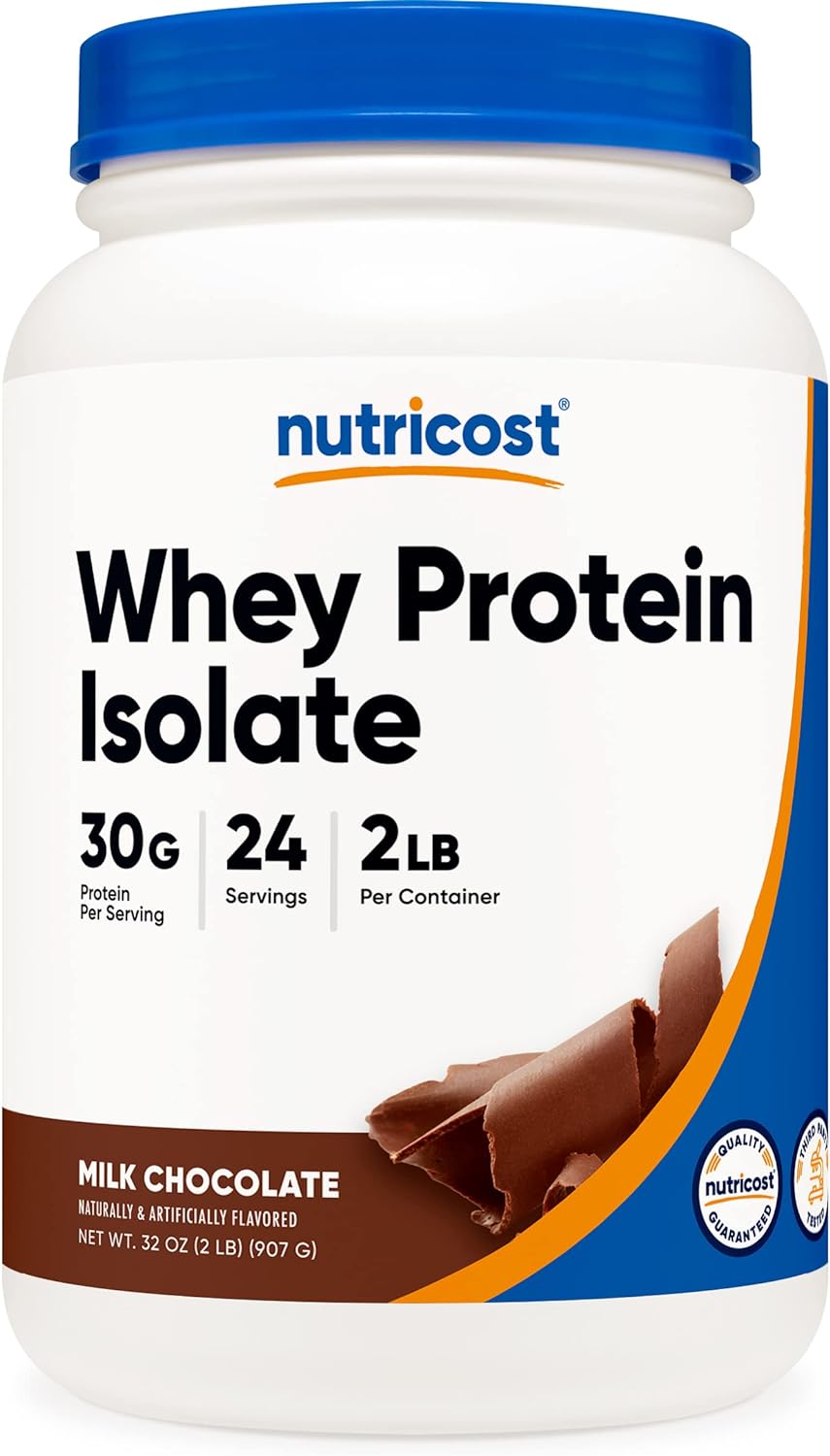 Nutricost Whey Protein Isolate Powder (Milk Chocolate) 5LBS