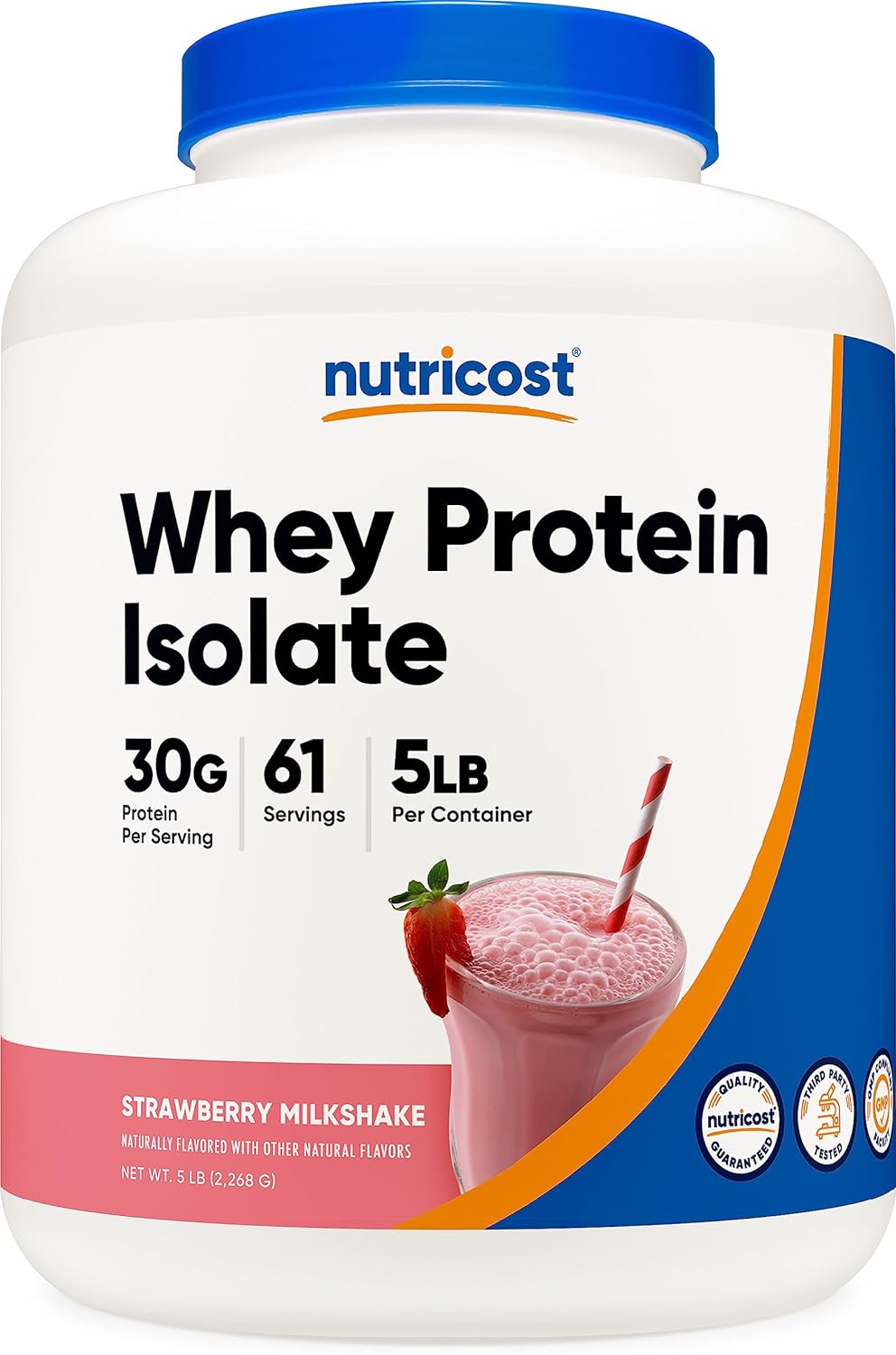 Nutricost Whey Protein Isolate Powder (Milk Chocolate) 5LBS