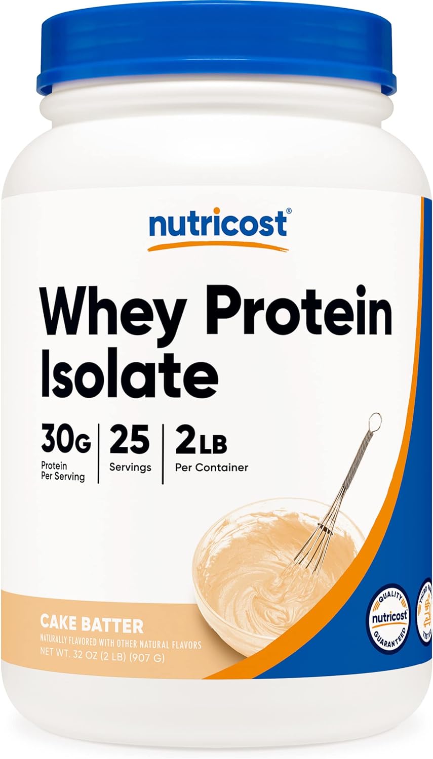 Nutricost Whey Protein Isolate Powder (Milk Chocolate) 5LBS